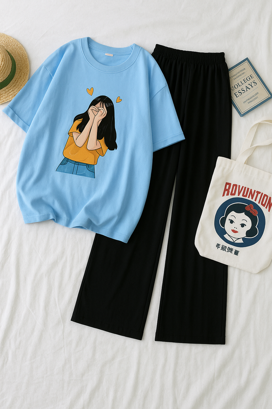 Sun-Kissed Girl Graphic Set