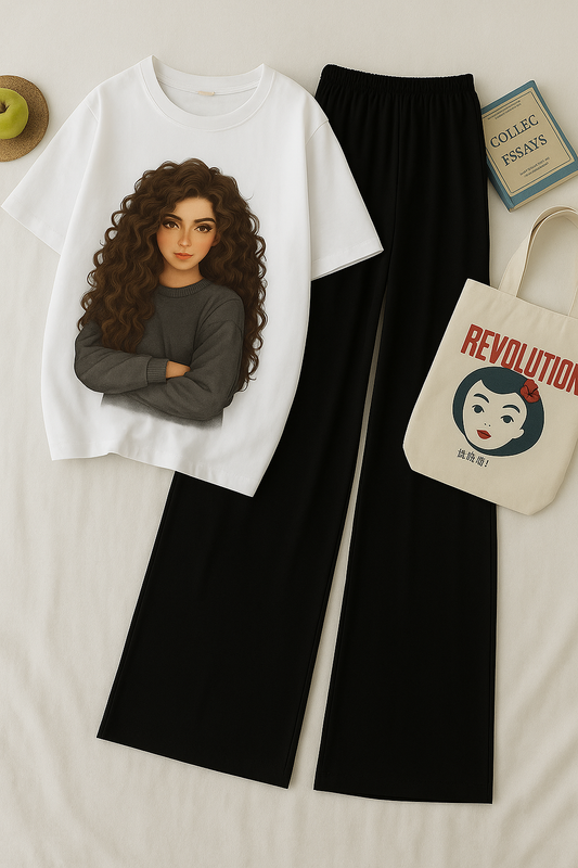 Curly Diva Summer Combo-White