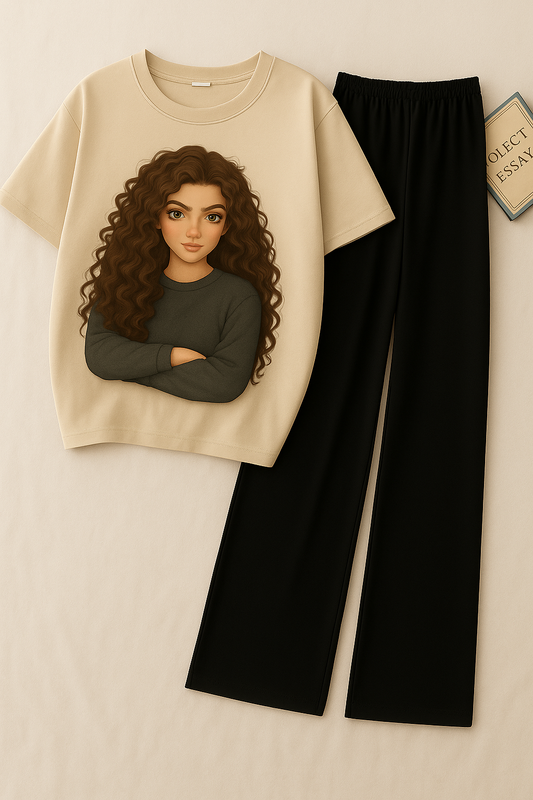 Curly Diva Summer Combo-beige