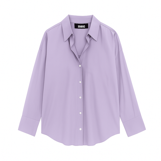 Lavender button-down Shirt