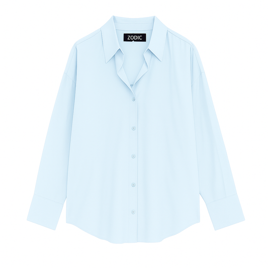 Sky blue Button-Down Shirt
