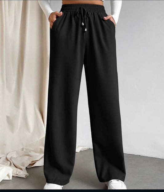 Flapper Trouser-Black