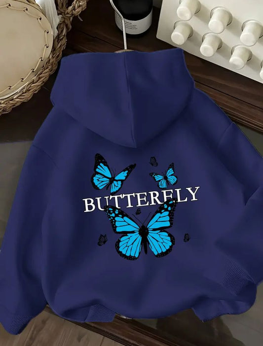 Butterfly Dream Hoodie – Royal Blue