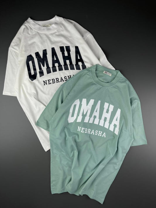 Omaha Comfort Fit Tees – White, Black & Mint