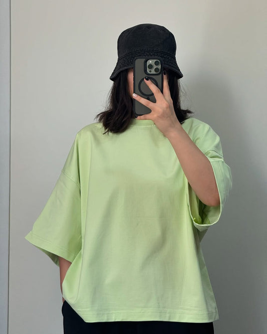 ZODIC Oversized Tee – Lime Green