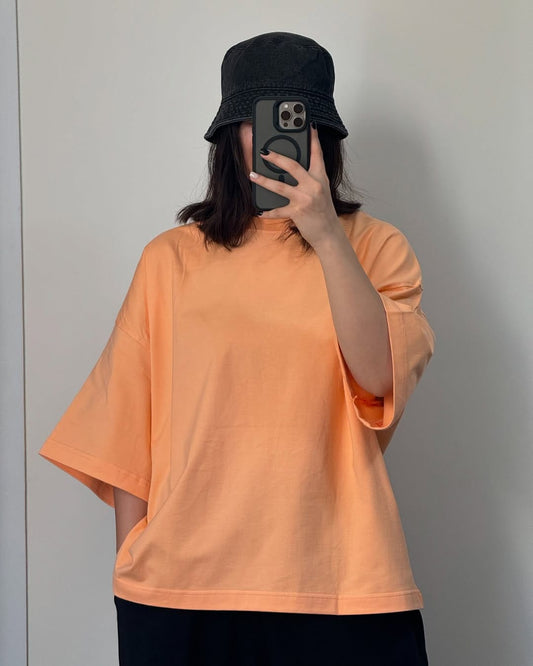 ZODIC Oversized Tee – Sunset Orange