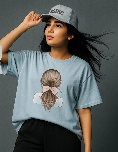 Back Bow Beauty Tee – Soft Girl Pastel Aesthetic