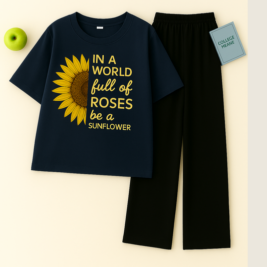 Be a Sunflower Navyblue set