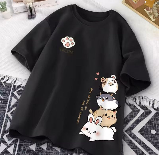 Black- Cute Cats Tee