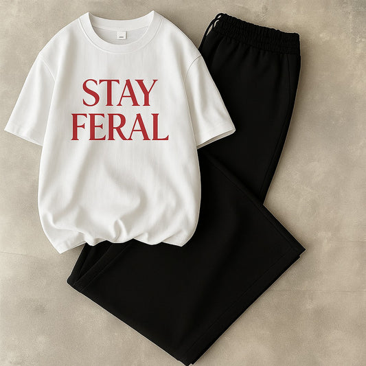 Stay Feral (White) Combo