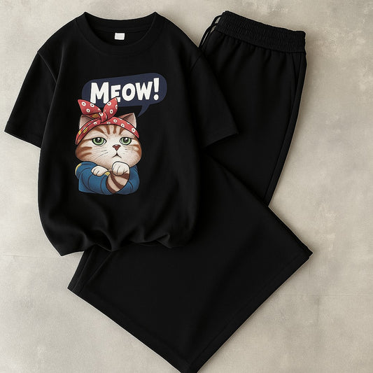 Meow Cat (Black) Combo