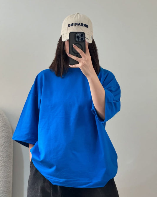 ZODIC Oversized Tee – Electric Blue