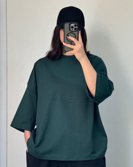 ZODIC Oversized Tee – Forest Green