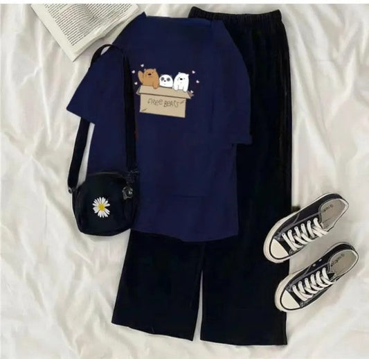 Midnight Bear Combo- Navy blue