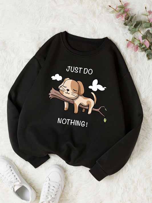 Black Dog "Just Do Nothing" Sweatshirt