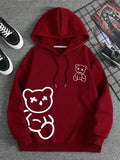 Bear Line Art Hoodie