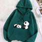 Panda Dreams Hoodie – Emerald Green