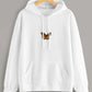 3D Butterfly Hoodie – Pure White