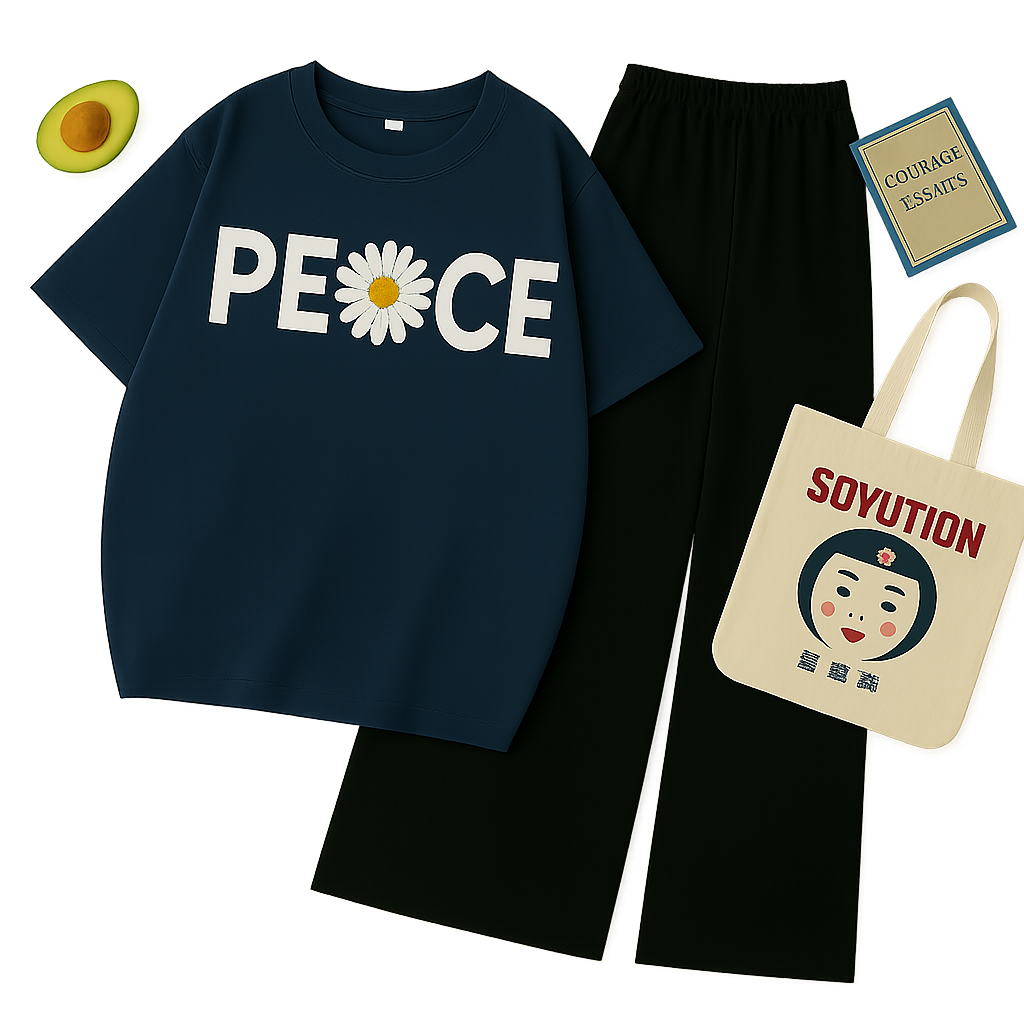PEACE Combo -Navy Blue