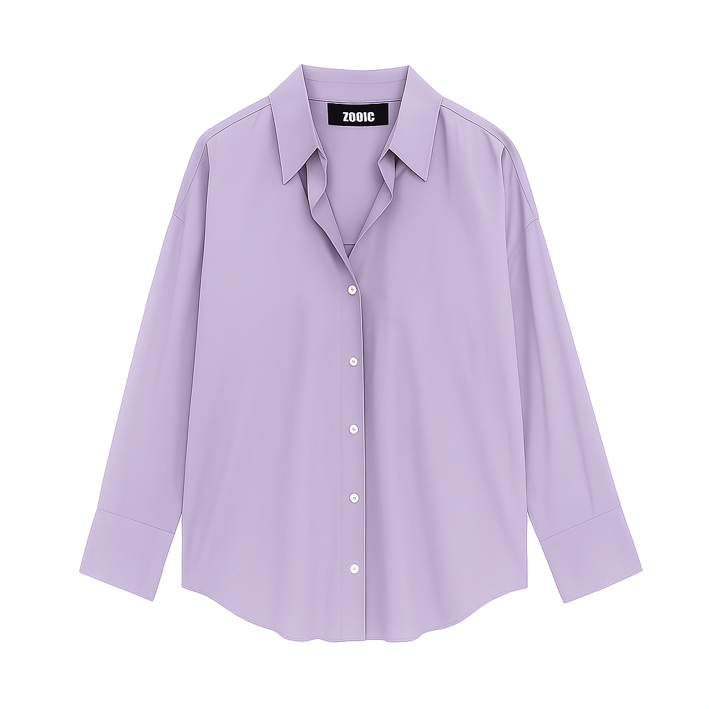 Lavender button-down Shirt
