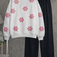 White Daisy Sweatshirt & Trouser Combo