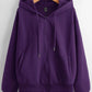 Deep Purple Zip-Up Hoodie