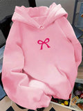 Cute Pink Bow Hoodie
