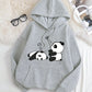 Kawaii Panda Hoodie for Men & Women – Soft Fleece Streetwear