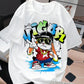 Street Gamer Tee – Retro Vibe White