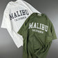 Malibu Vintage Vibe Tee Set – White, Olive, Navy & beige