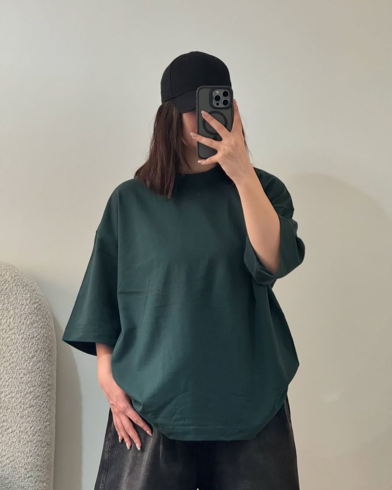 ZODIC Oversized Tee – Forest Green