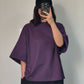 ZODIC Oversized Tee – Plum Purple