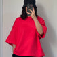 ZODIC Oversized Tee – Cherry Red