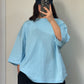 ZODIC Oversized Tee – Sky Blue