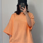 ZODIC Oversized Tee – Sunset Orange