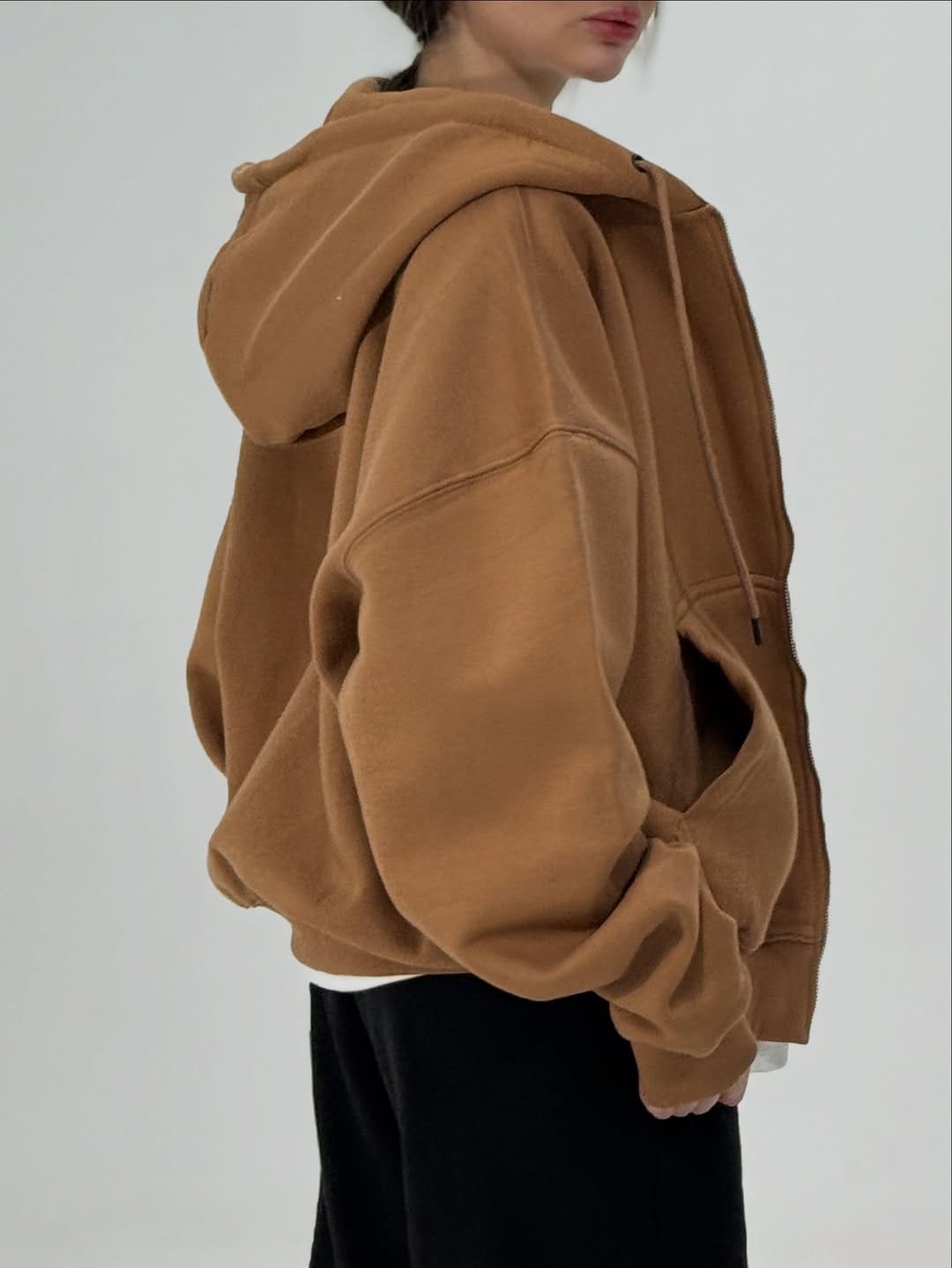 Bronze Zipper Hoodie