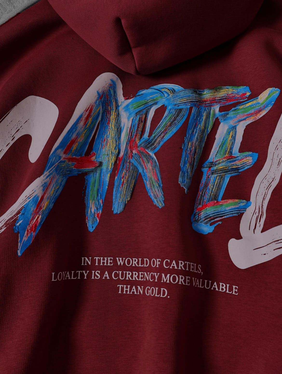 CARTEL Loyalty Statement Hoodie – Burgundy