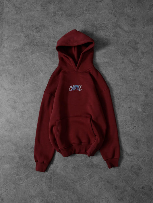 CARTEL Loyalty Statement Hoodie – Burgundy