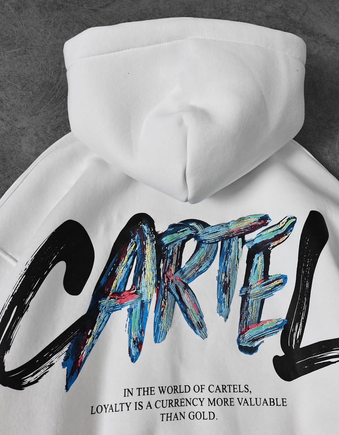 CARTEL Loyalty Statement Hoodie – White