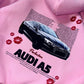 Pink Hoodie – Audi A5 Graphic Car Print