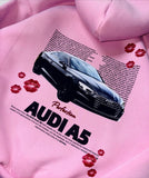 Pink Hoodie – Audi A5 Graphic Car Print