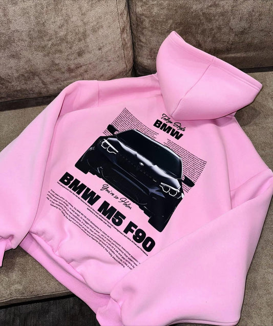 Pink Hoodie – BMW M5 F90 Sport Car Graphic