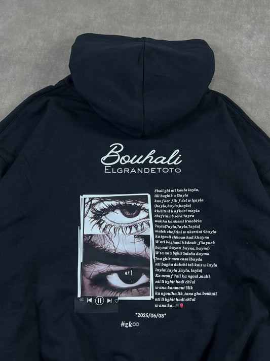 Black Hoodie – Inspirational ‘Beuatla’ Artistic Eye Graphic