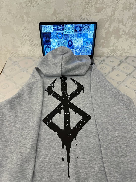 Abstract Rune Symbol Hoodie