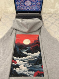 Japanese Wave Art Hoodie