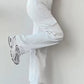 White High Waist Cargo Jeans