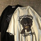 Crowned Drip Graphic Tee – Street Art Edition