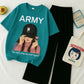 ARMY Girl Graphic Set- Teal