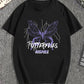 Inspire Butterflies Black Tee