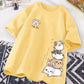 Yellow- Cute Cat Tee